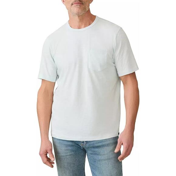 Faherty Other - Faherty Sunwashed Pocket Tee Sky Blue Soft Slub Jersey T-Shirt Small NEW Tee